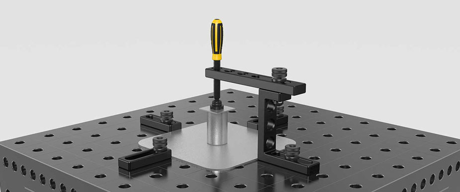clamp and clamp prisms application